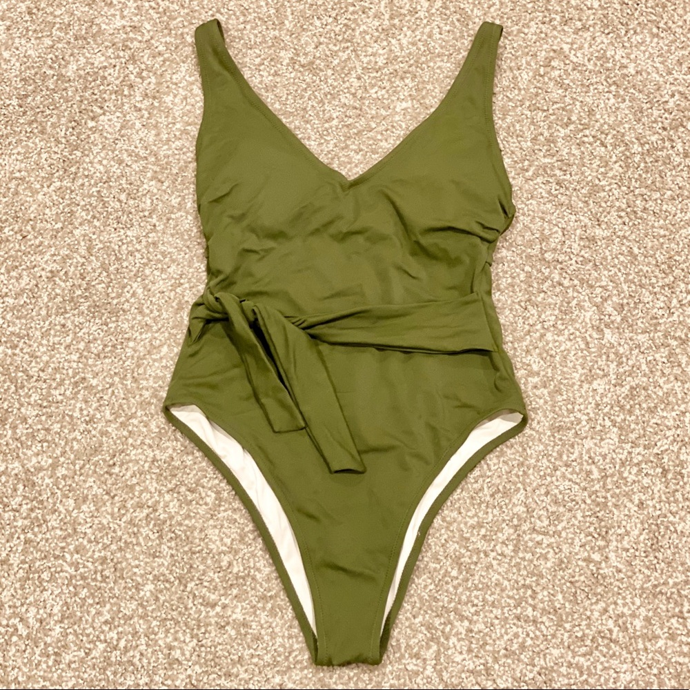 Front Tie One Piece